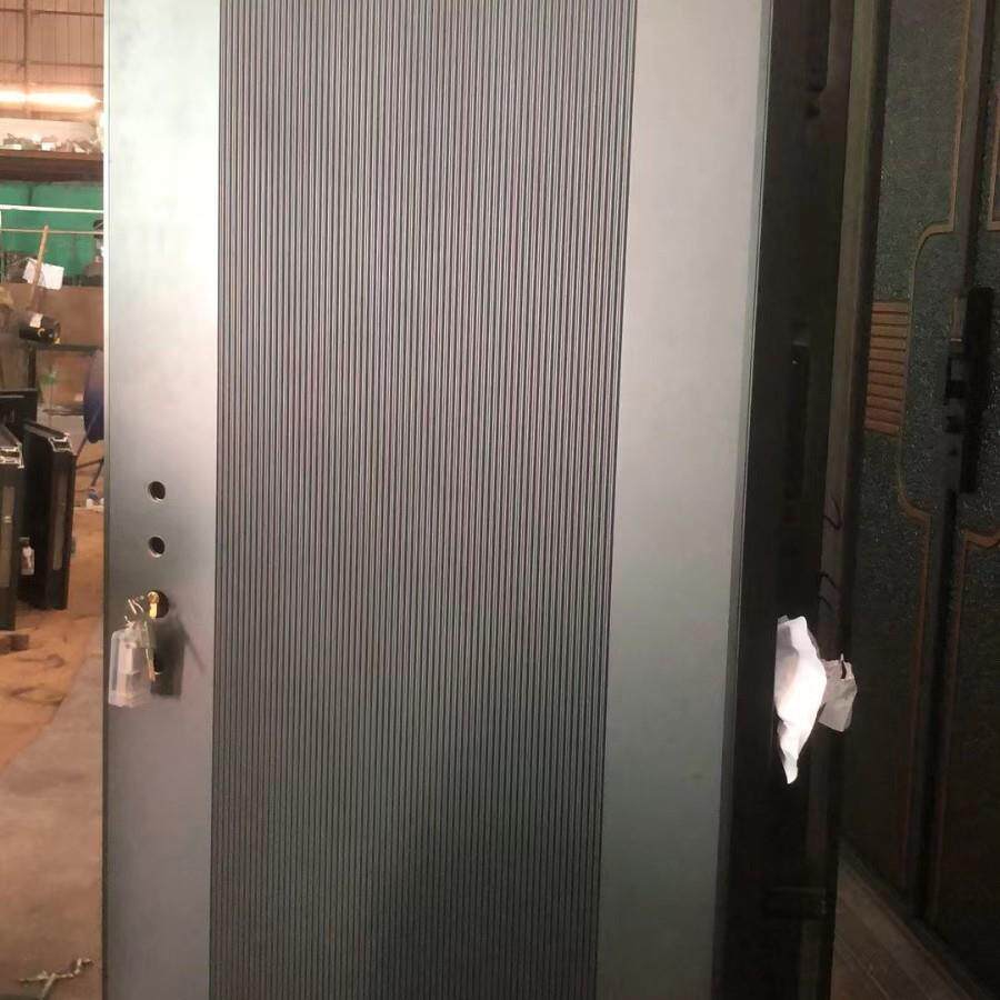 一对一按需生产精致高端小区别墅入户防盗安全门精雕铸铝门子母门