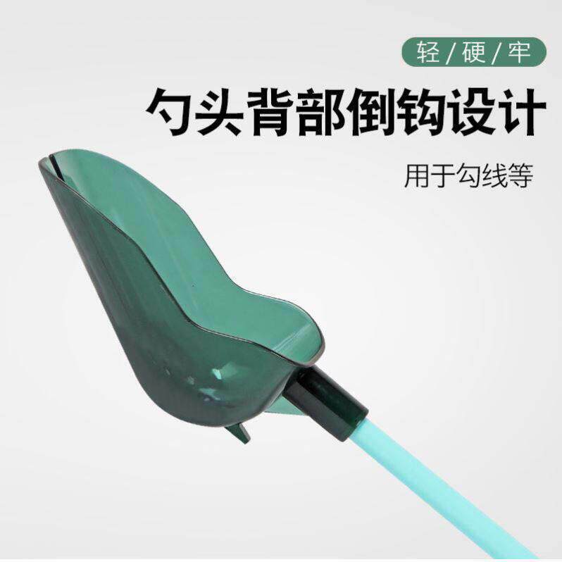 多功能碳素打窝勺可伸缩抛饵勺单节高碳打窝器远投抛饵神器小配件