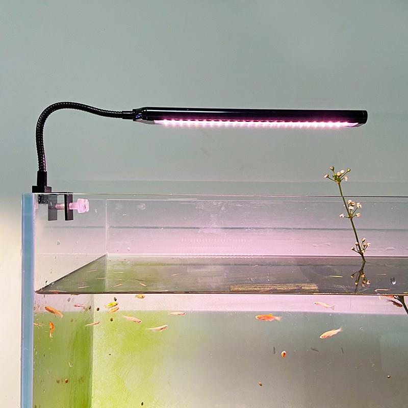 喜浪定时全光谱植物生长补光灯莲水草鱼缸苔藓生态缸微景观多肉灯