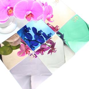 镜面亮面精8k不锈钢板镜面黑宝石蓝翡翠绿粉红紫罗兰金色天空蓝