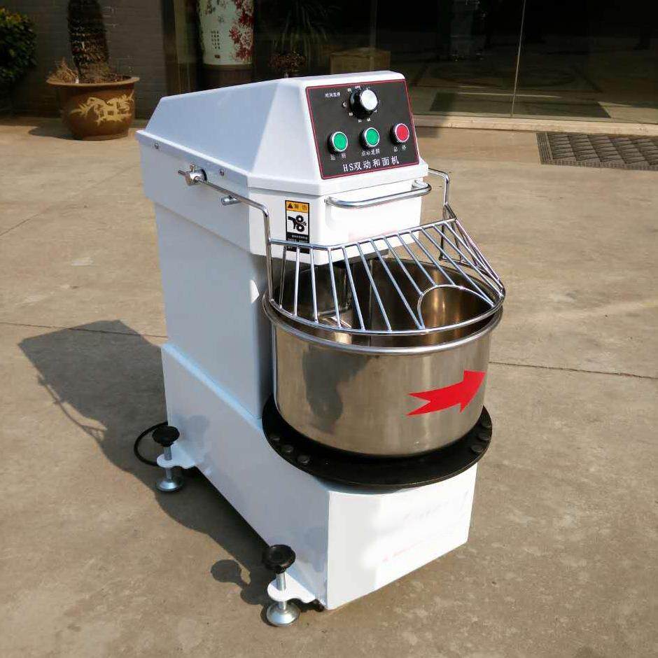 商用不锈钢双动双速和面机全自动大型揉面机食品面粉搅拌机和面机