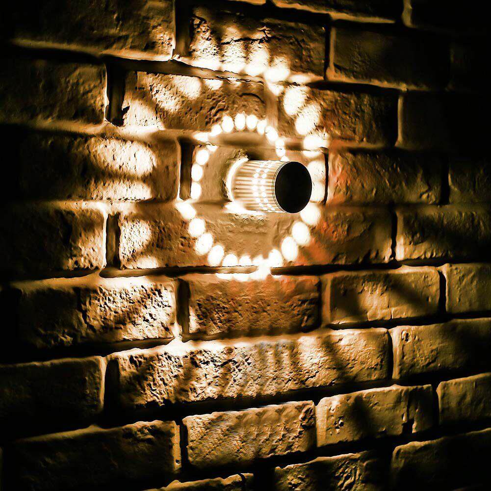 RGB Spiral Hole LED Wall Light Effect Wall Lamp With Remote