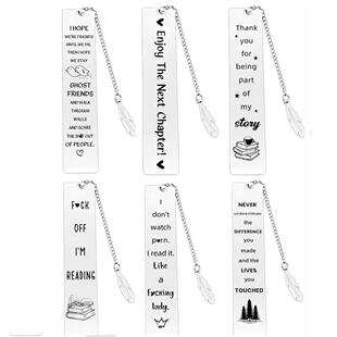 Thank You Inspirational Metal Bookmarks With Pendant Teachin