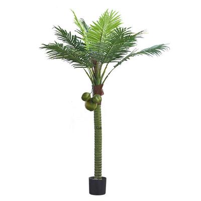 仿真椰子树室内外热带绿植假盆栽植物大型装饰人造景观假树棕榈树