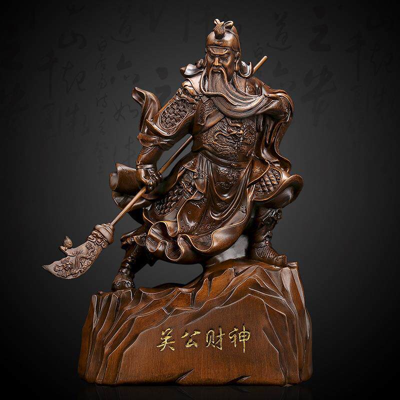 大号关公财神关公摆件店铺家居供奉工艺品树脂摆件 工厂直销