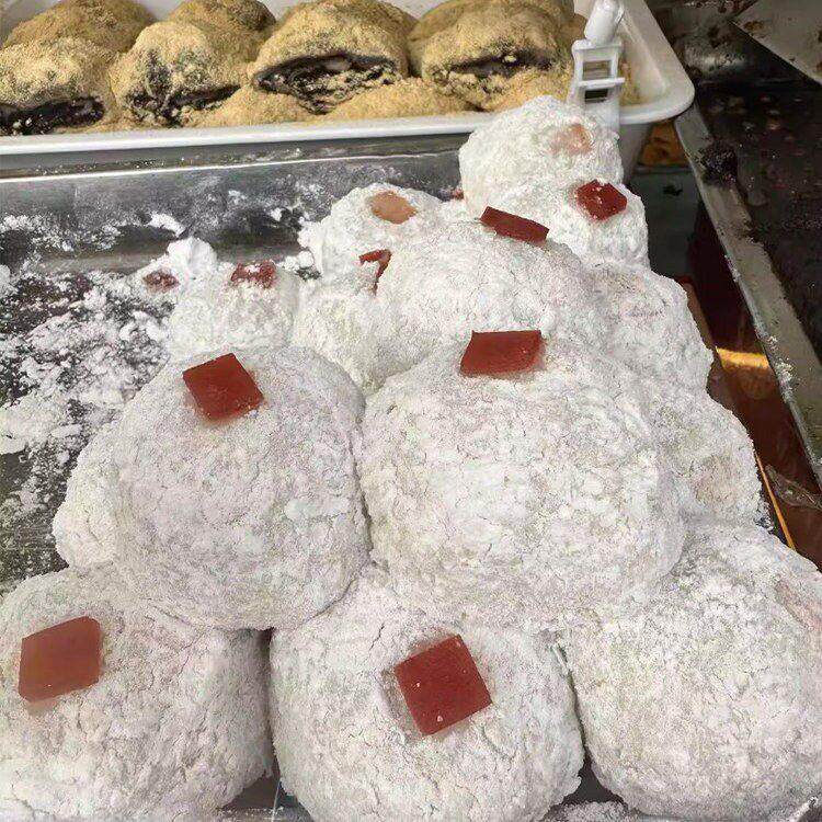 北京牛街满恒记艾窝窝红豆沙馅传统五仁馅艾窝窝两种代买顺丰冷发