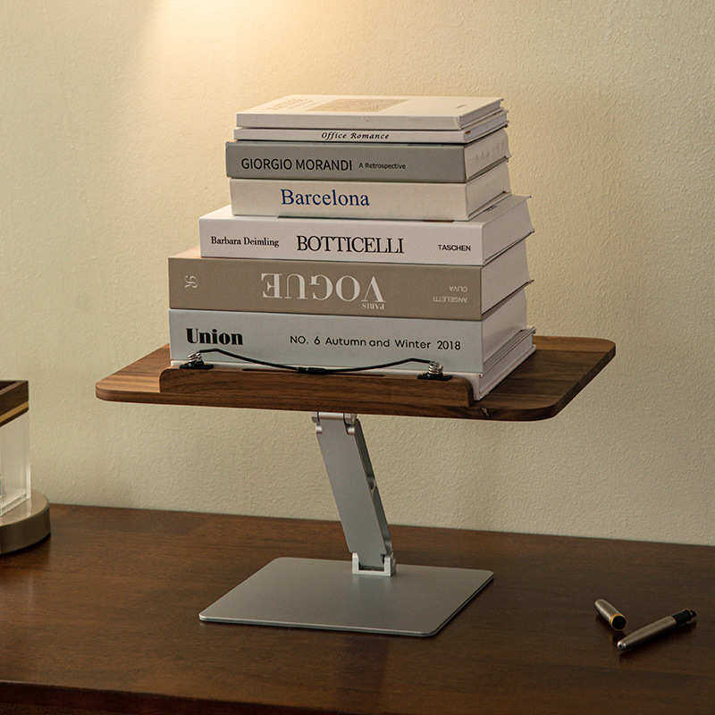 实木质书架书夹固定晨读架黑胡桃木可升降旋转阅读支架批发,住宅家具,书架,淘宝优惠券,粉丝福利购,淘宝优惠卷