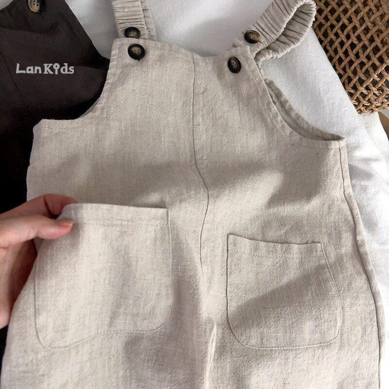 儿童背带裤宽松休闲连体裤背带裤儿童夏季新品吊带裤男女童休闲裤