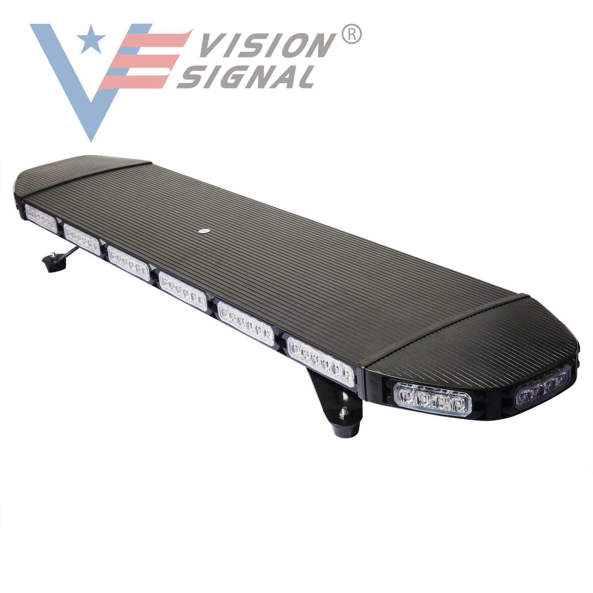 96LED车顶爆闪灯 大功率汽车长排警示灯 频闪灯 288W长条爆闪灯