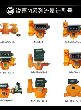 锐嘉椭圆齿轮大流量工业 容积式流量计PD系列M50系列 管道流量计
