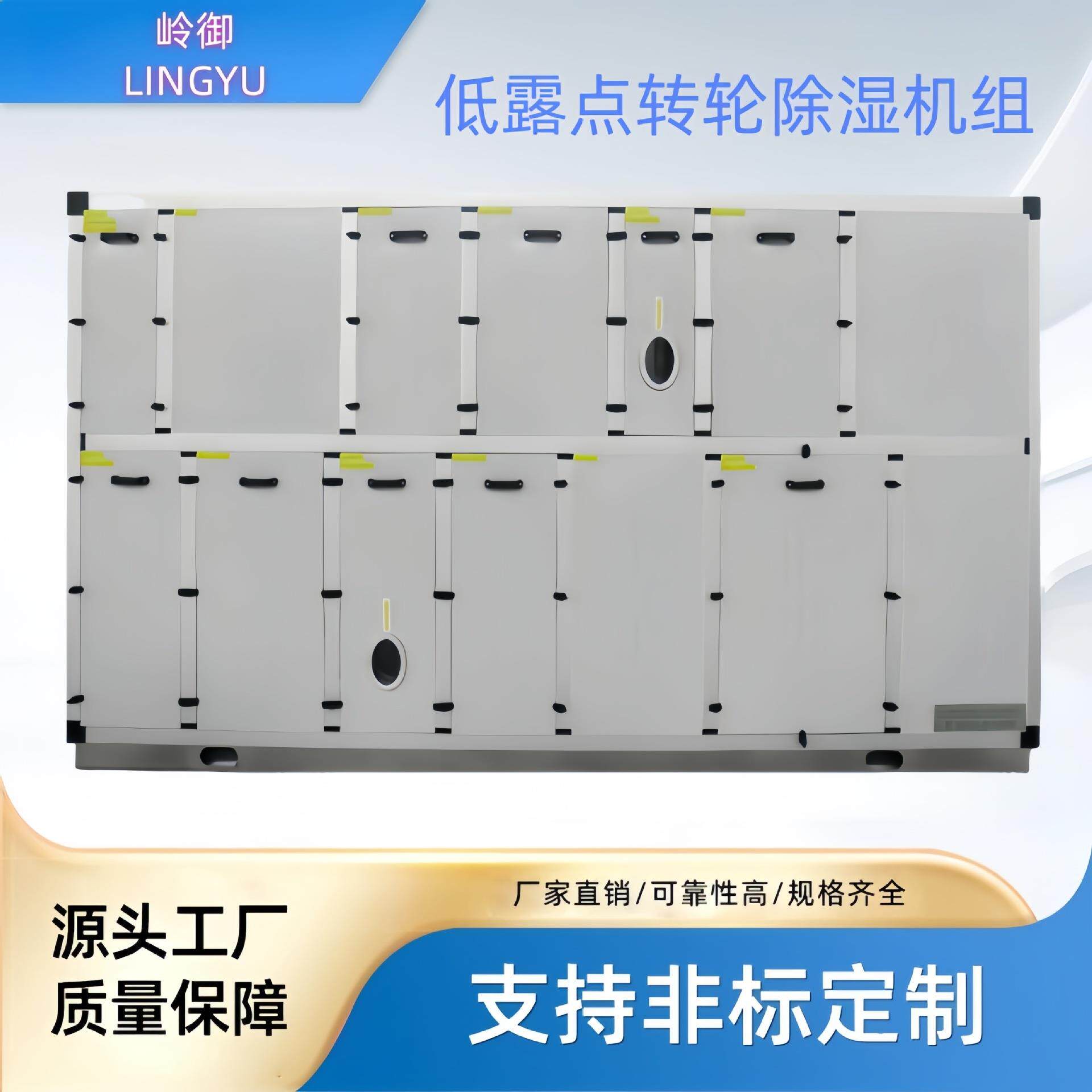 食品厂制药厂电池车间专用工业低露点恒温恒湿转轮除湿空调机组