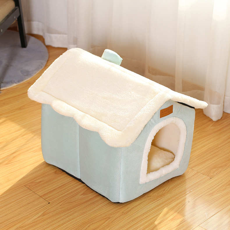 秋冬季猫窝猫房子宠物猫咪窝垫柔软舒适保暖猫床别墅宠物用品批发