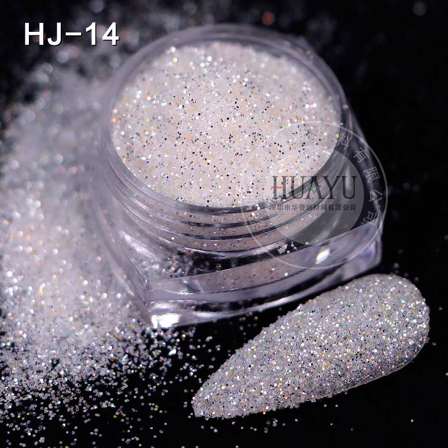 美甲糖粉流沙指甲亮片粉批发海盐滴粉晶金砂细葱装饰钻毛呢粉闪胶