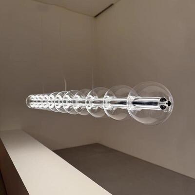 意大利Luce Sferica饭厅吊灯设计师极简款岛台吧台餐桌玻璃长条灯