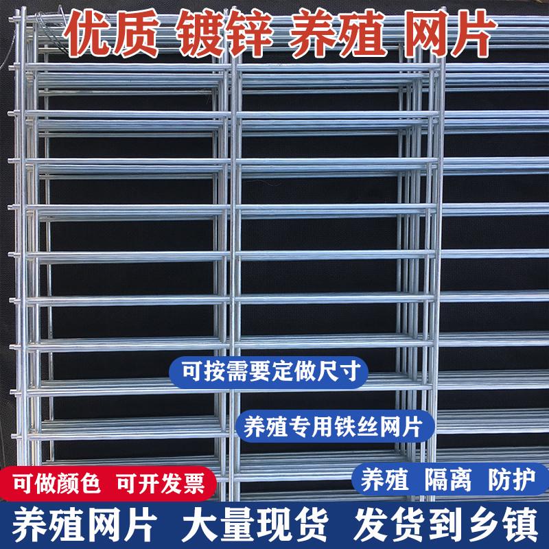 镀锌养殖铁丝网网片片长方形网格围栏金属隔离防护加粗小孔钢丝网