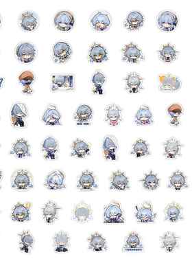 60张星期日与知更鸟贴纸高颜值卡通可爱装饰手机壳笔记本防水贴画