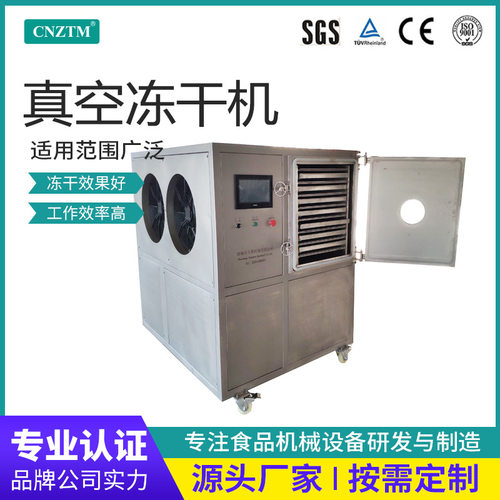 商用真空冻干机宠物狗粮冻干机器10平方柠檬果蔬脆低温真空干燥机