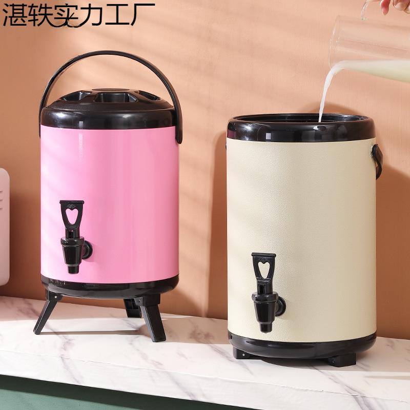 奶茶桶不锈钢豆浆桶冷热双层保温茶水桶奶茶店保温桶商用大容量