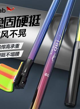 竞技支架钓鱼炮台黑坑鱼竿架杆碳素鲢鳙短节自动回弹支竿架