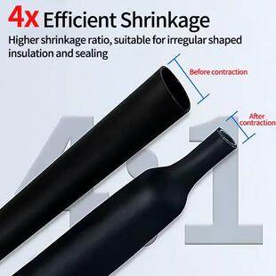 Shrinkable Wire Heat Tube Sleeve Wrap Cable Shrink Tubing