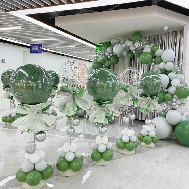 六一节牛油果气球立柱汽车4s店商场店铺开业店庆活动装饰场景布置
