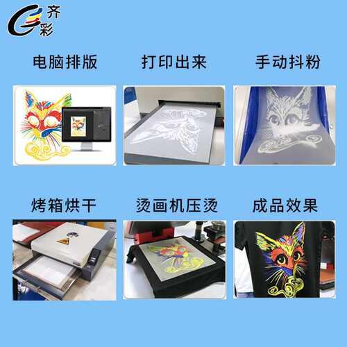 A3+烤箱DTF柯式烫画白墨热熔粉快速加热干燥PET烫画膜升级版烤箱