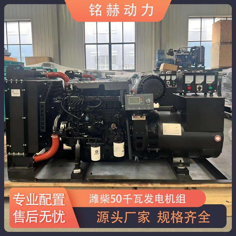 潍柴50千瓦发电机组集装箱型静音发电机组大功率1000kw数据中心用