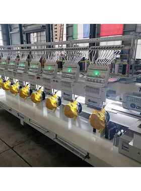 十头全自动电脑绣机服e装刺绣机 1GA12100 head花sa embroidry mc