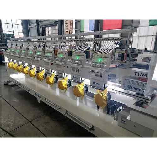 十头全自动电脑绣机服e装刺绣机 1GA12100 head花sa embroidry mc