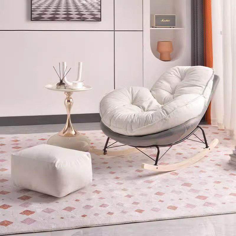 北欧风单人摇椅懒人沙发阳台客厅卧室休闲可躺可睡豪华蛋壳企鹅椅