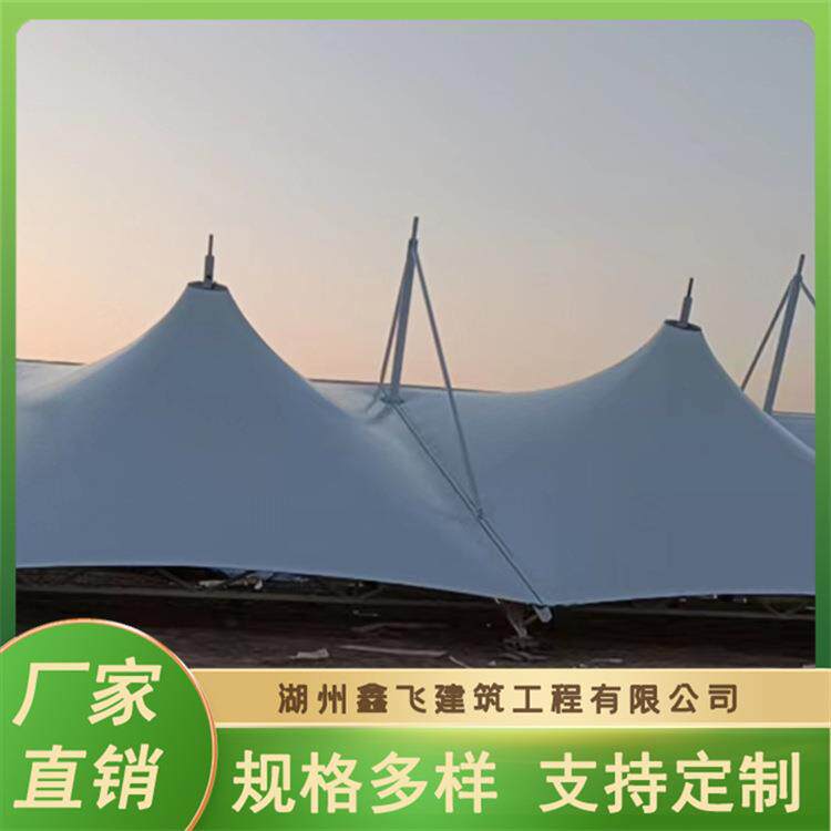 膜结构体育场看台球场遮阳棚张拉膜操场停车场雨篷膜结构遮雨棚