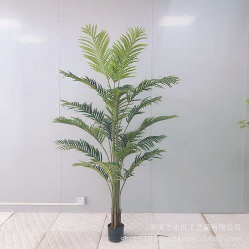 凤尾树假欧风植植尾绿仿真葵仿真盆景假客厅葵北绿卧室落地装饰散