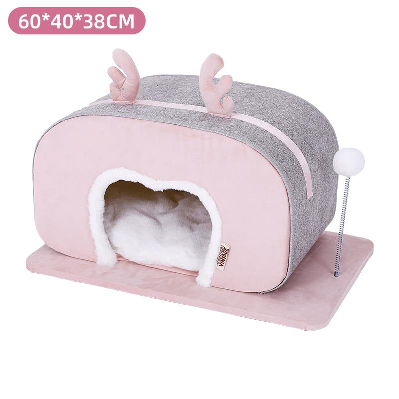 高档猫通爬猫窝一体封闭式小户型不占地双抓层树洞猫板架四季用剑