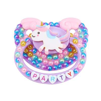 ABDL 成人玩嘴安抚奶嘴 party搞怪 贴钻婴儿安抚情绪大奶嘴