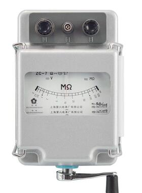 上海六表厂ZC-7兆欧表1000V 2500V 5000V 10000V绝缘电阻表 摇表