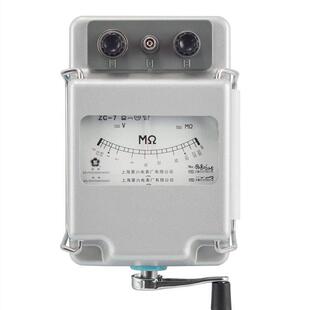 上海六表厂ZC-7兆欧表1000V2500V5000V10000V绝缘电阻表摇表