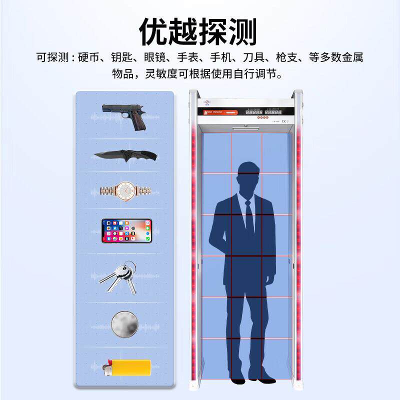 智能通过式安检门工厂学校医院机场全自动金属探测金属安检机设备