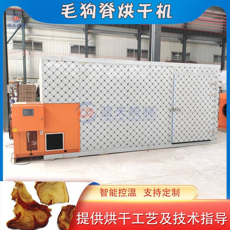 金毛狗脊烘烤房 电加热材金狗毛蕨狗脊切片烘干设备 狗脊烘干机