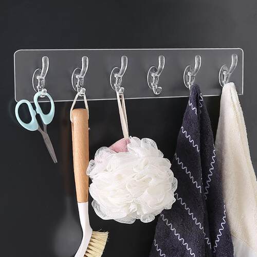No-drill strong adhesive door hanging rack for clothes and t
