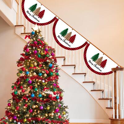 Christmas flag printing fan flag scene dress up props