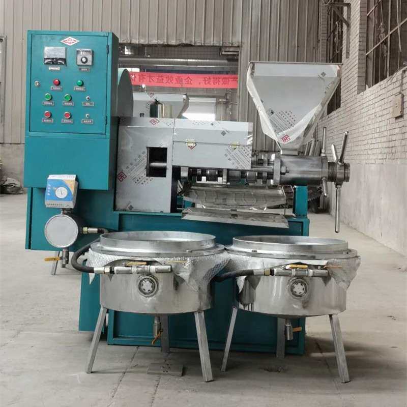 商用中型花生菜籽榨油机油坊茶籽压榨机带滤油机凯创粮油设备厂家