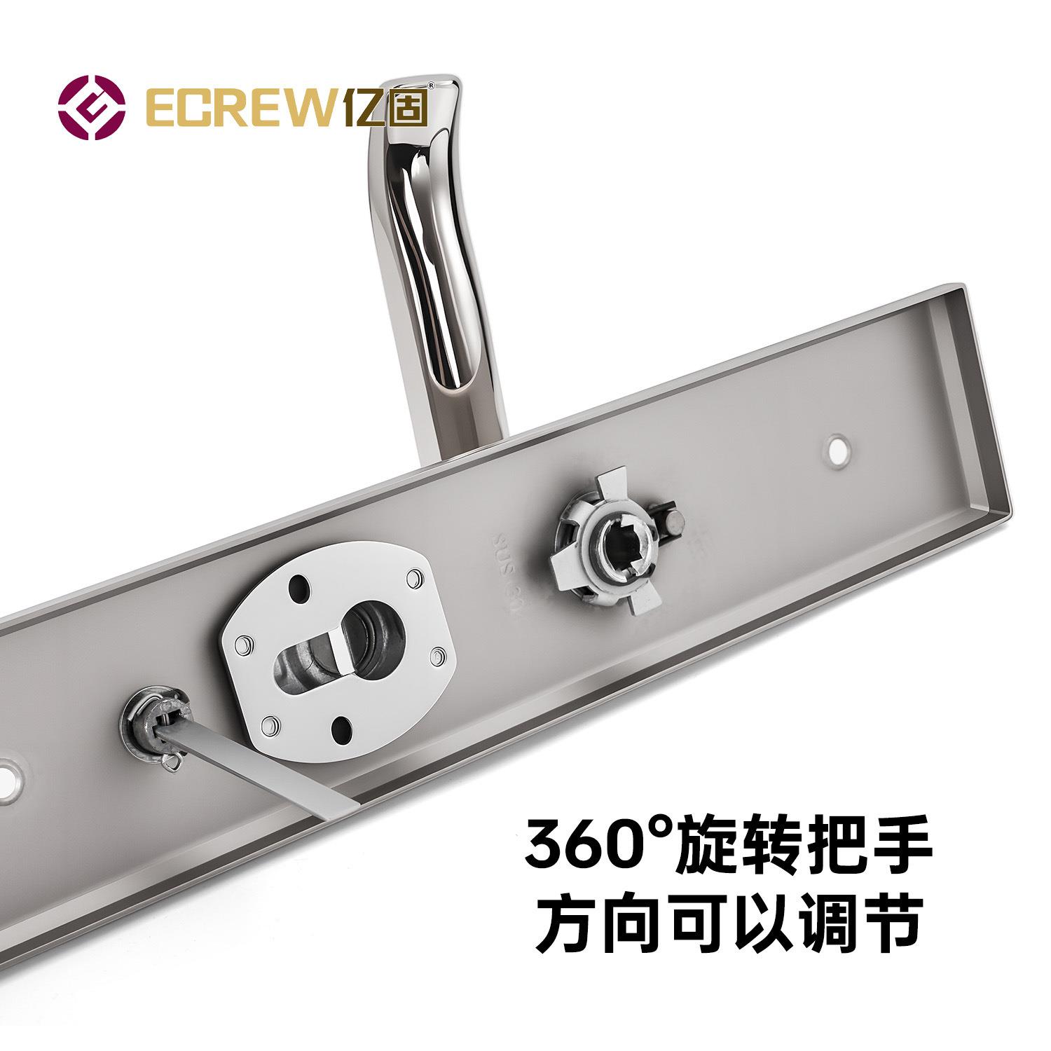 防盗门锁家用通用型门把手手柄锁具大门套装入户老式进户304门锁