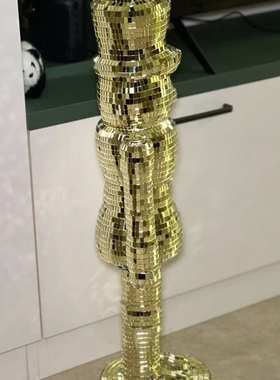 创意家居客厅装饰摆件玻璃胡桃夹子电视柜落地摆件装饰品现货批发