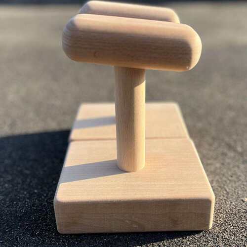 。欧洲进口榉木 倒立架 倒立木块 俯卧撑锻炼产品 家庭自重锻炼器