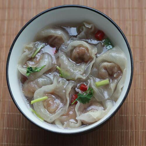 温州肉燕特产小吃苍南矾山肉燕福州猪肉馄饨燕皮大皮燕饺400g
