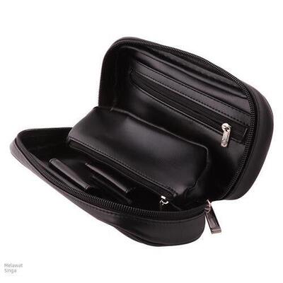 TOBACCO SMOKING PIPE BAG SOFT PU LEATHER SMELL PROOF PORTABL
