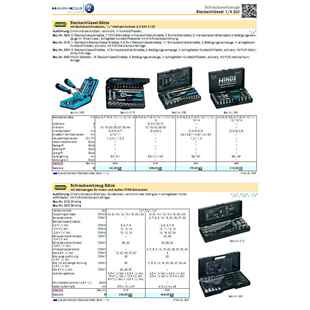 哈恩库博螺钉工具组套带六角或双六角套筒扳手组套