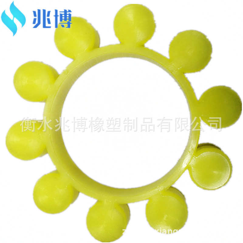 mt聚氨酯梅花垫耐磨橡胶弹性块缓冲垫梅花八爪胶圈十瓣密封件