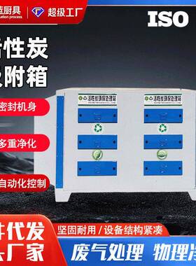 活性炭环保吸附箱干式漆雾处理箱废气净化装置工业废气过滤设备