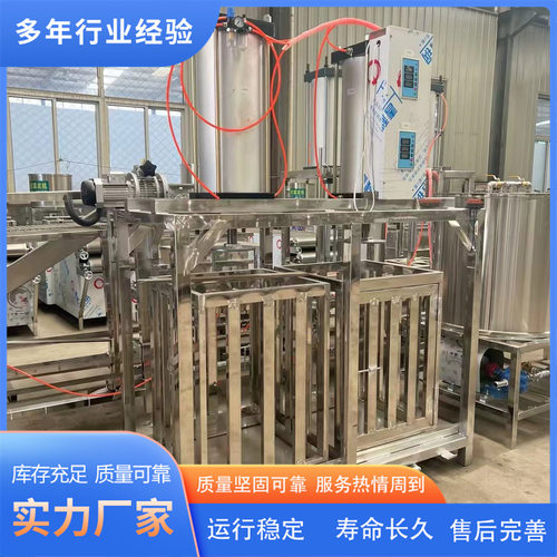 一人操作全自动豆干机 豆腐干机制作过程视频 设备